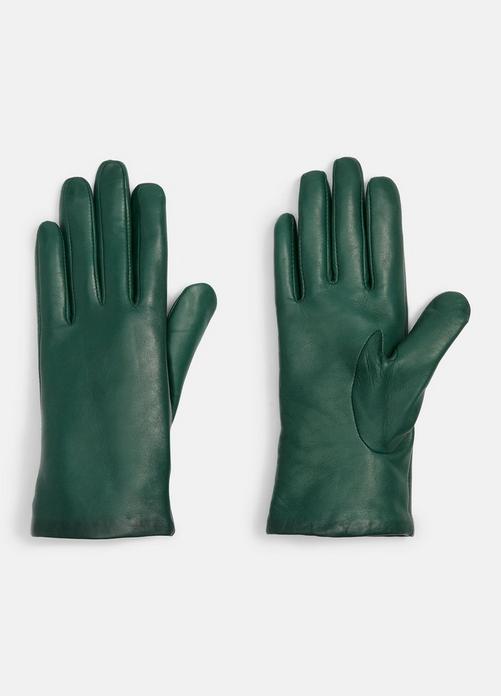 Cashmere-Lined Short Leather Glove