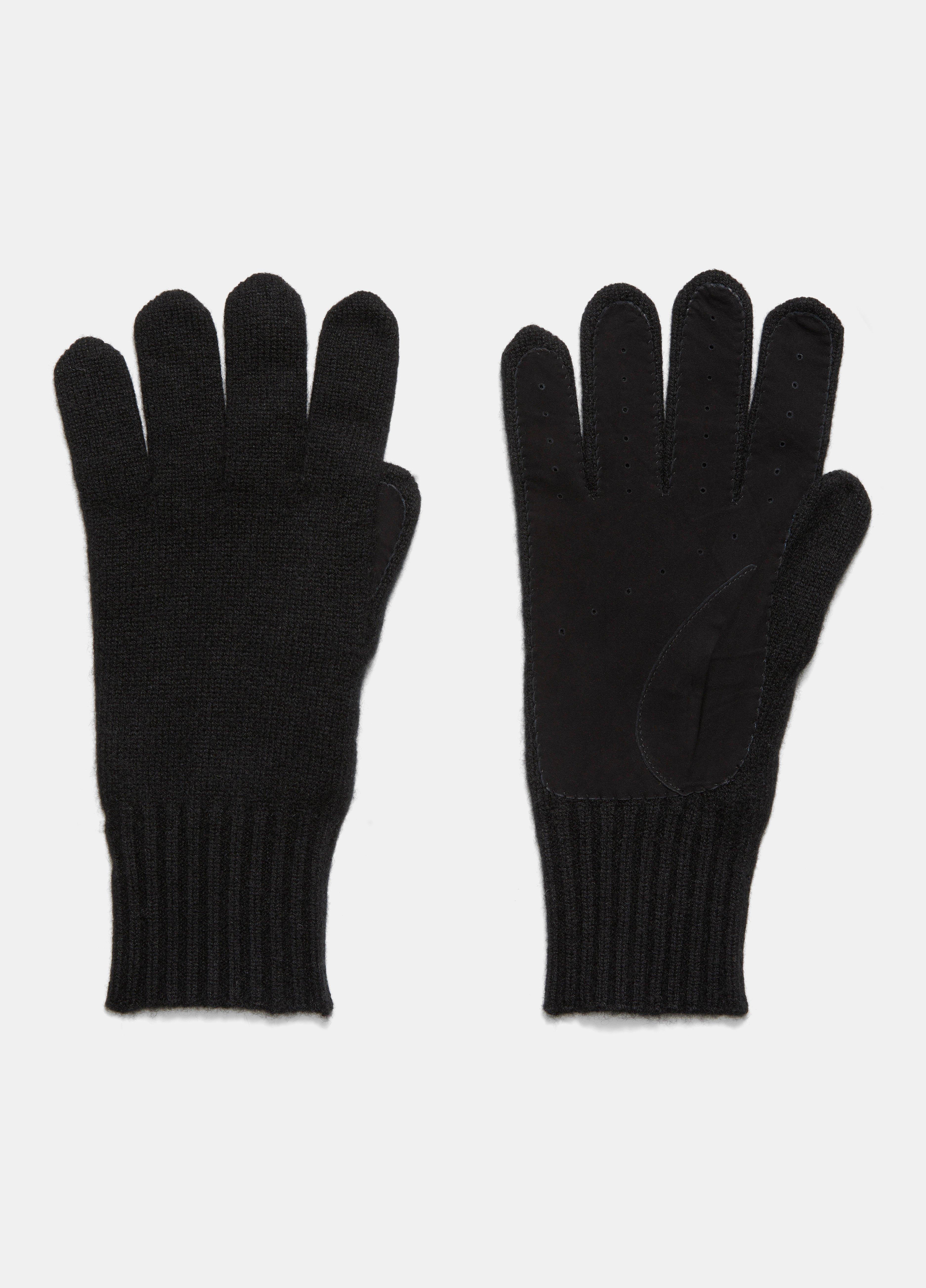 Plush Cashmere Glove with Suede Palm image number 0