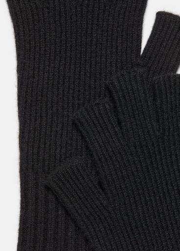 Wool-Cashmere Rib-Knit Fingerless Glove image number 1