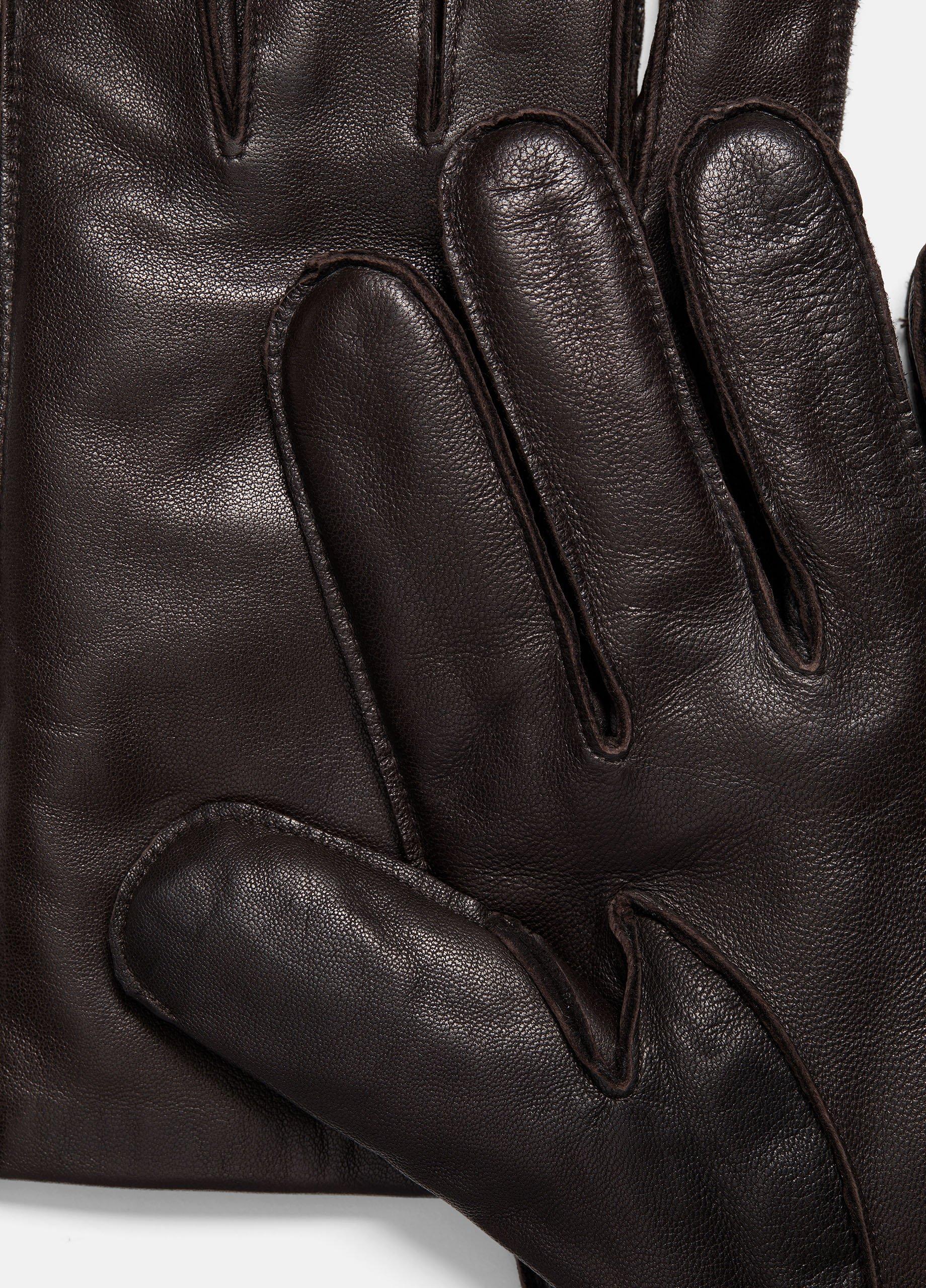 Classic Cashmere-Lined Leather Glove image number 1
