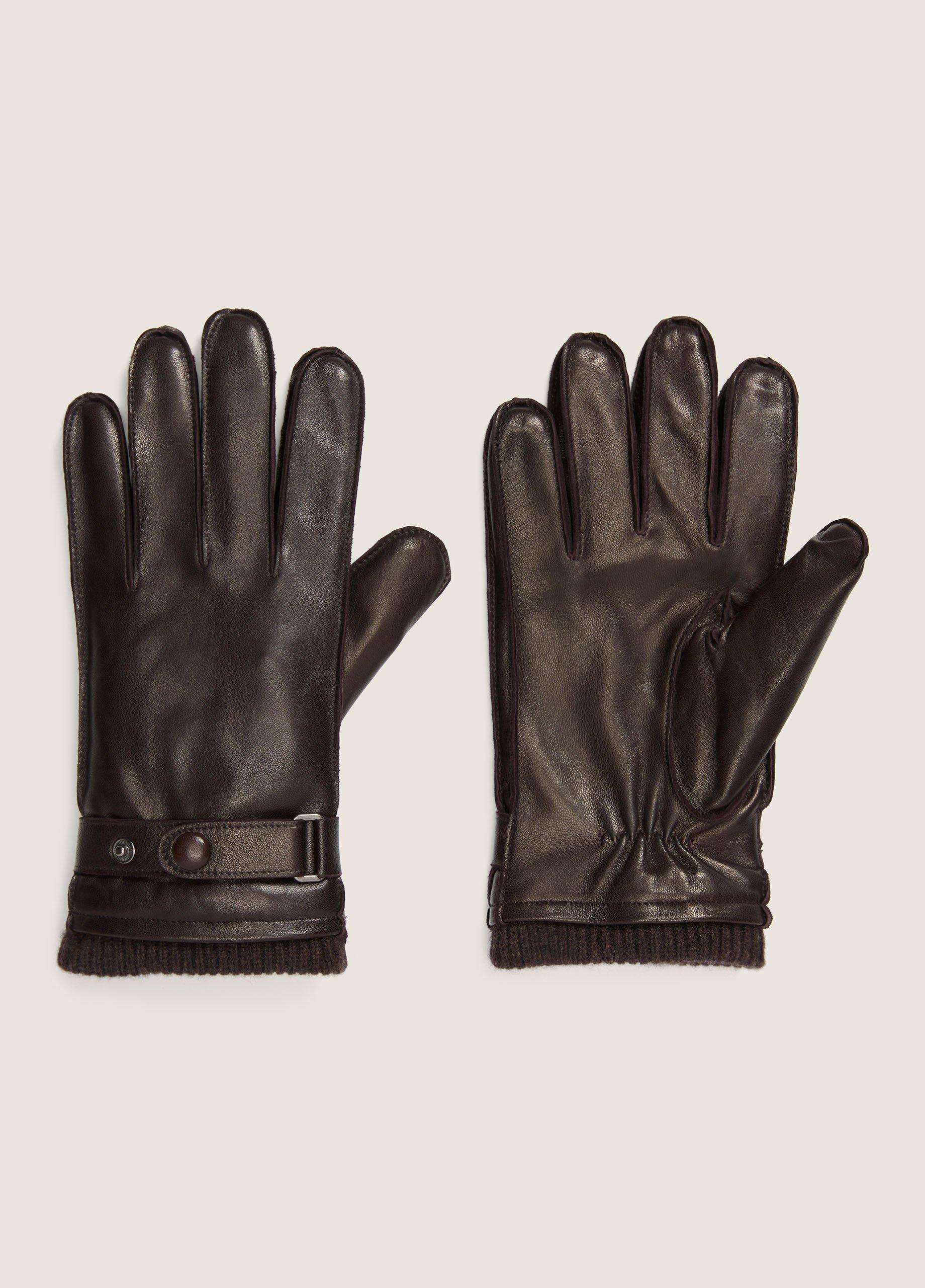 Leather Wrist-Strap Glove image number 0