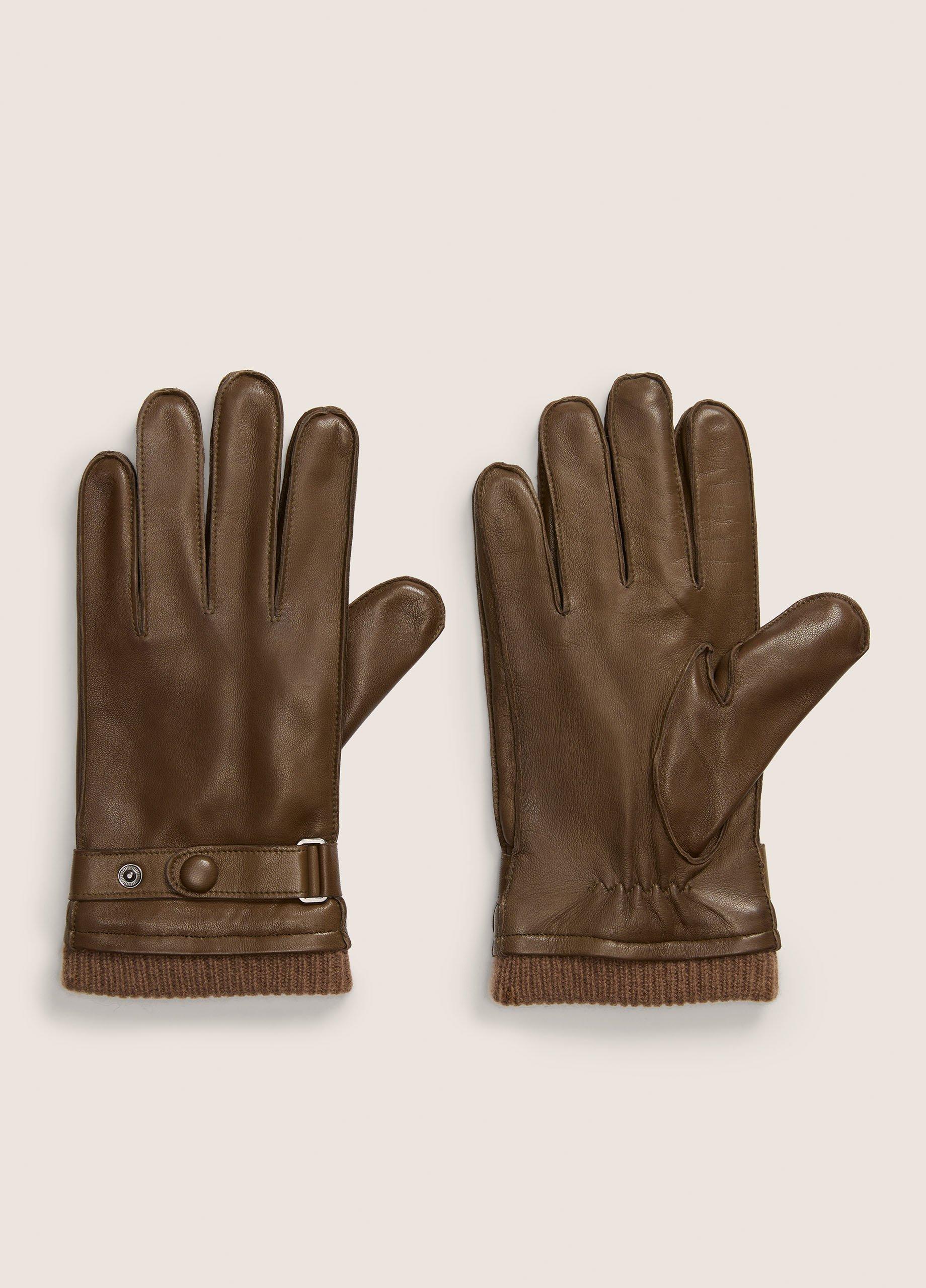 Leather Wrist-Strap Glove image number 0