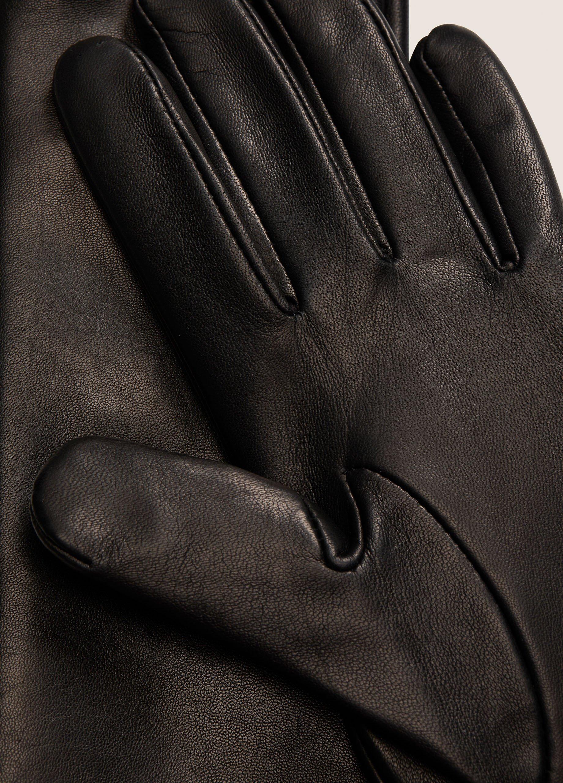 Silk-Lined Long Leather Glove image number 1