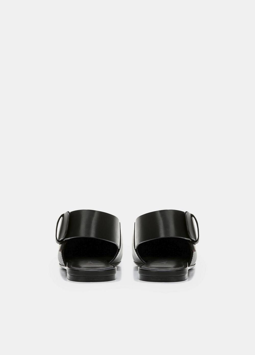 Leather Cadot Buckle Shoe