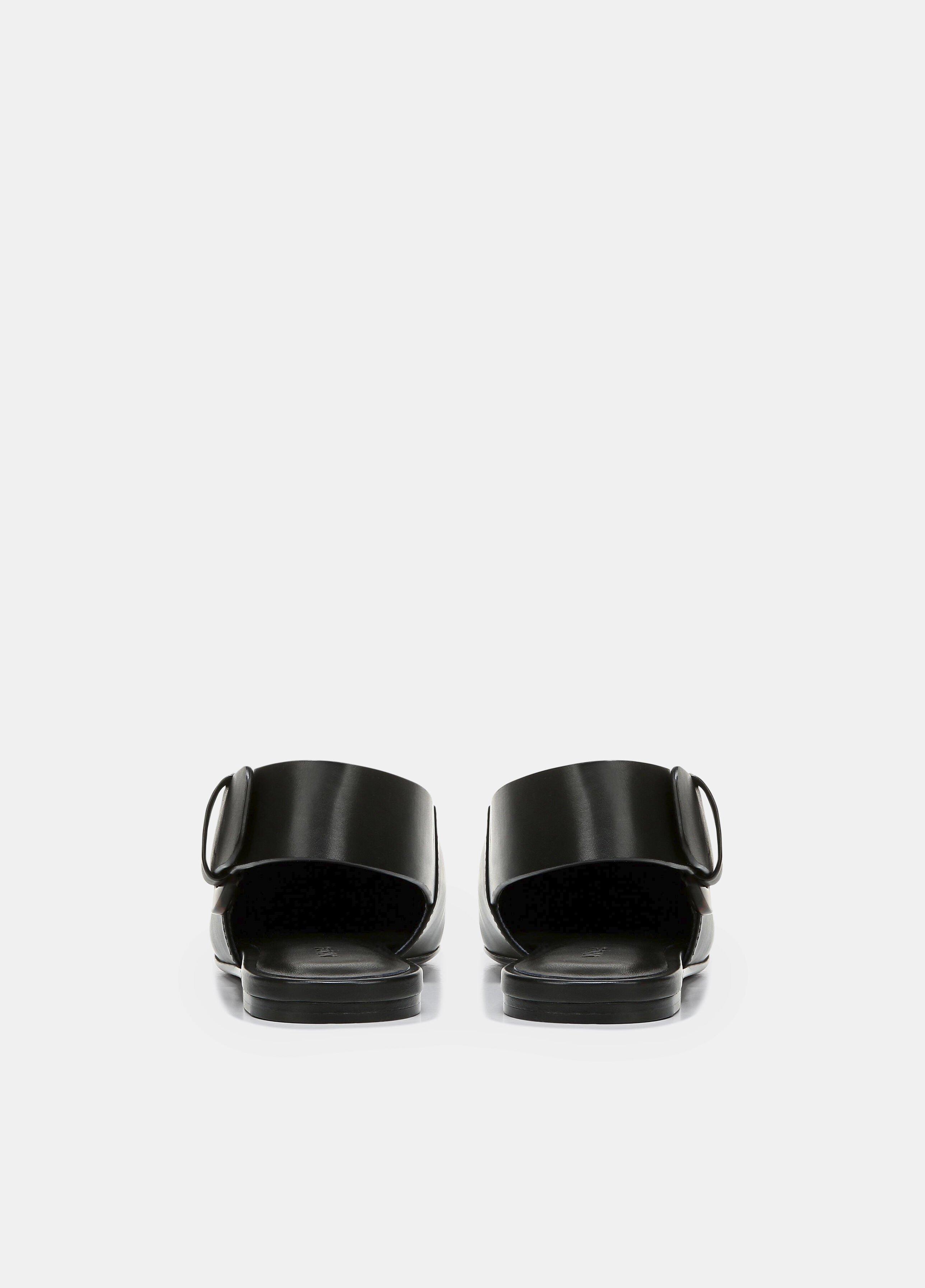 leather cadot buckle shoe
