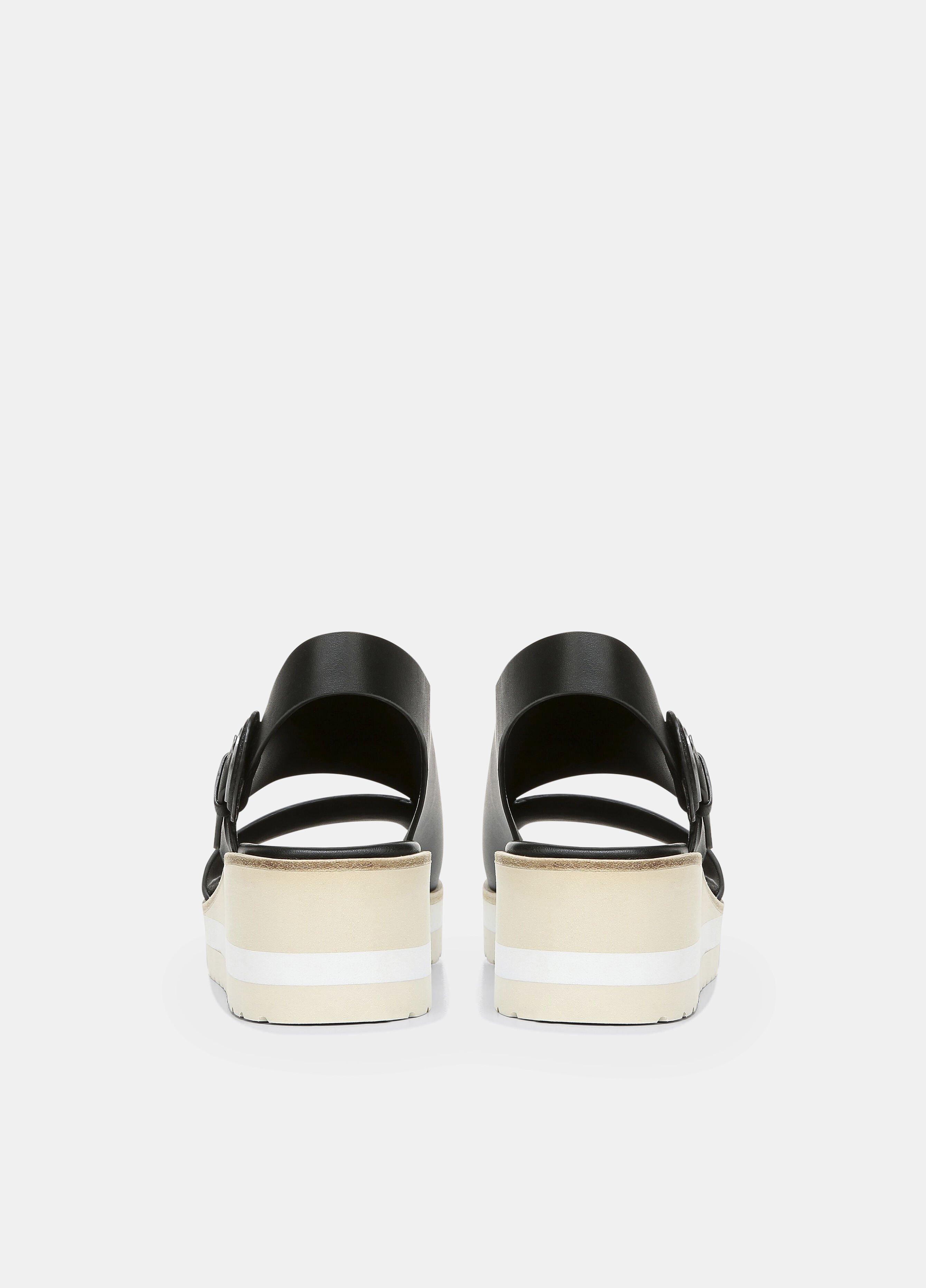 Leather Shelby Wedge Sandal for Women | Vince