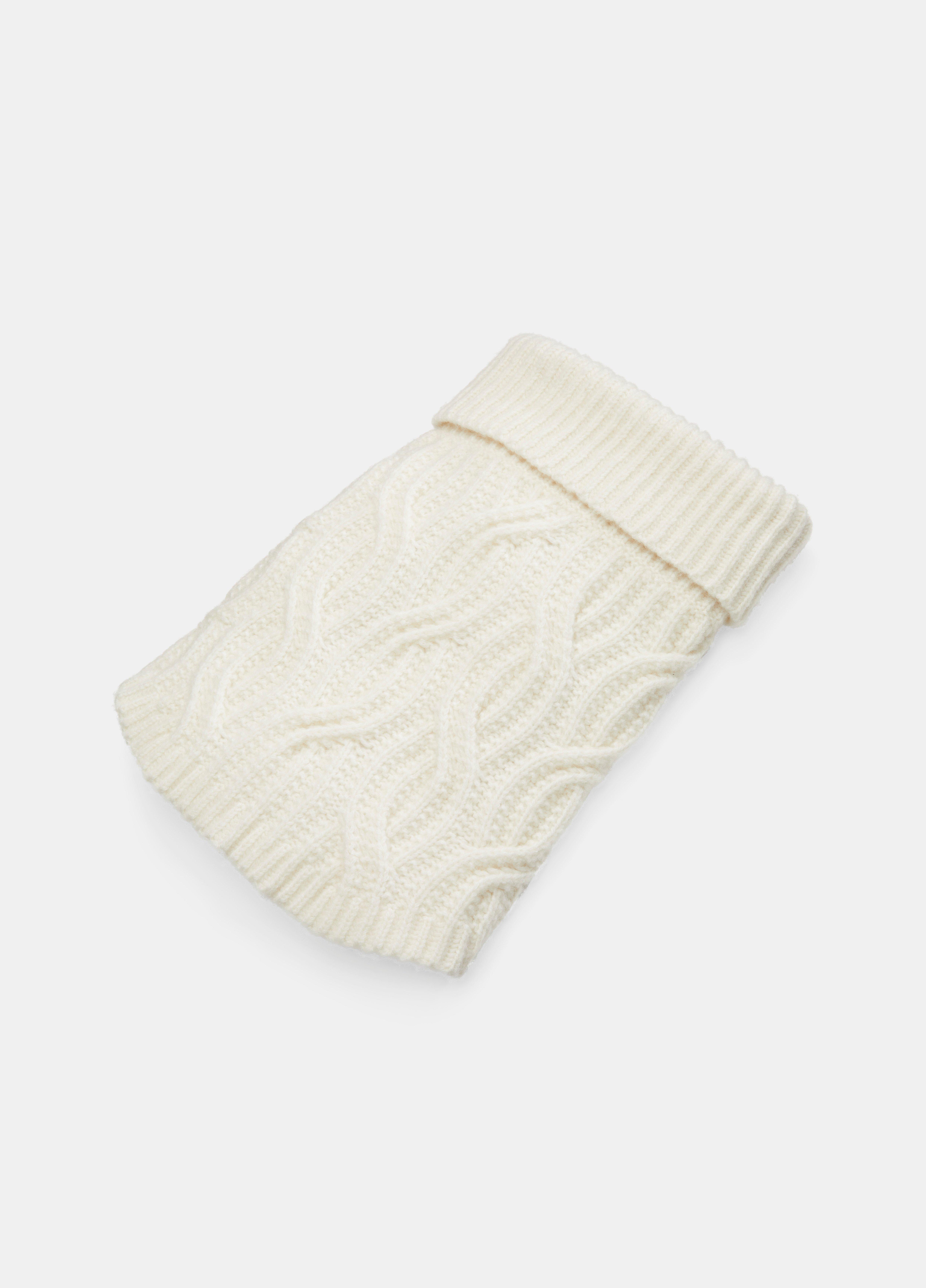 Cable Knit Dog Sweater image number 1