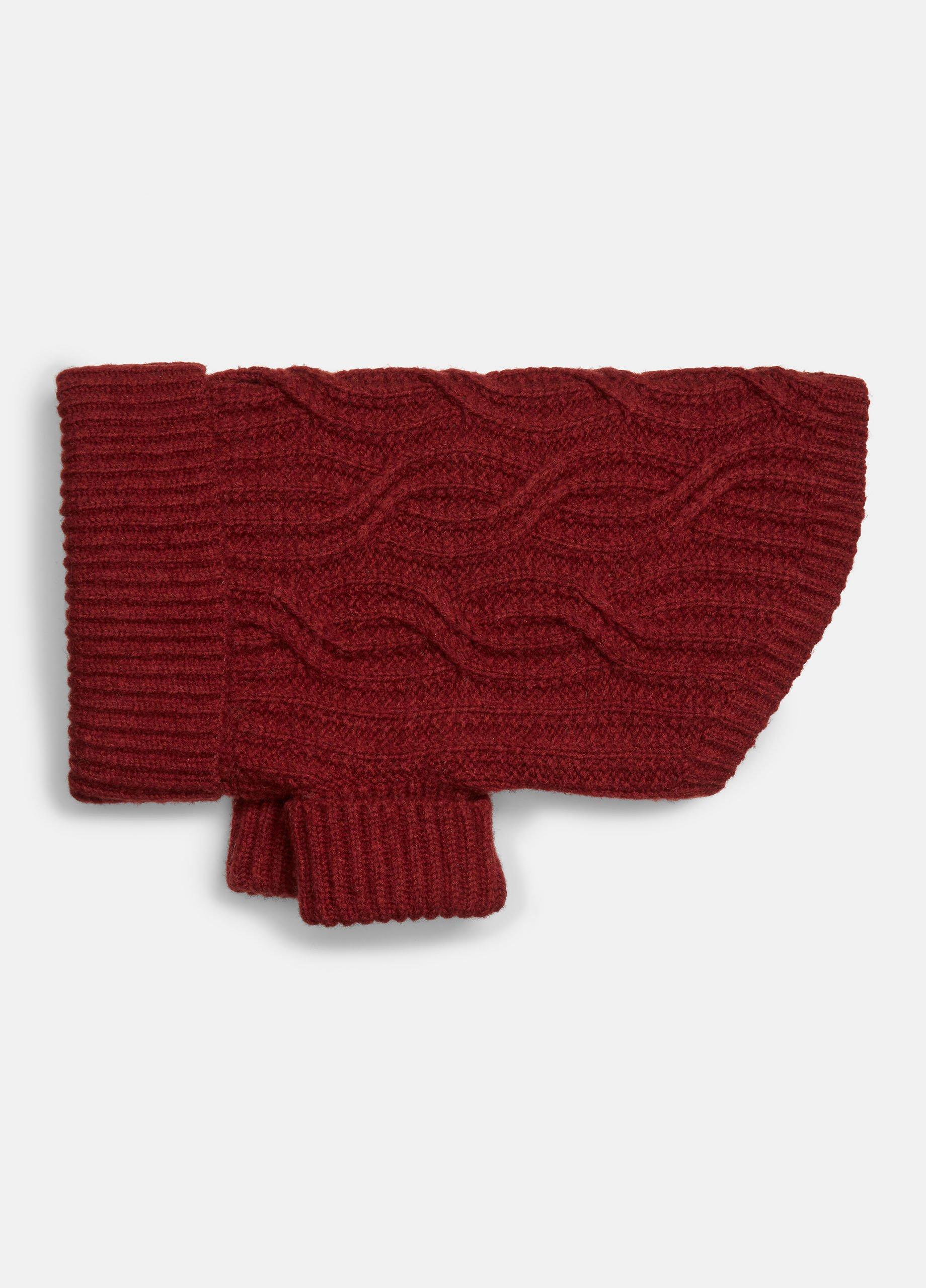 Cable Knit Dog Sweater image number 1