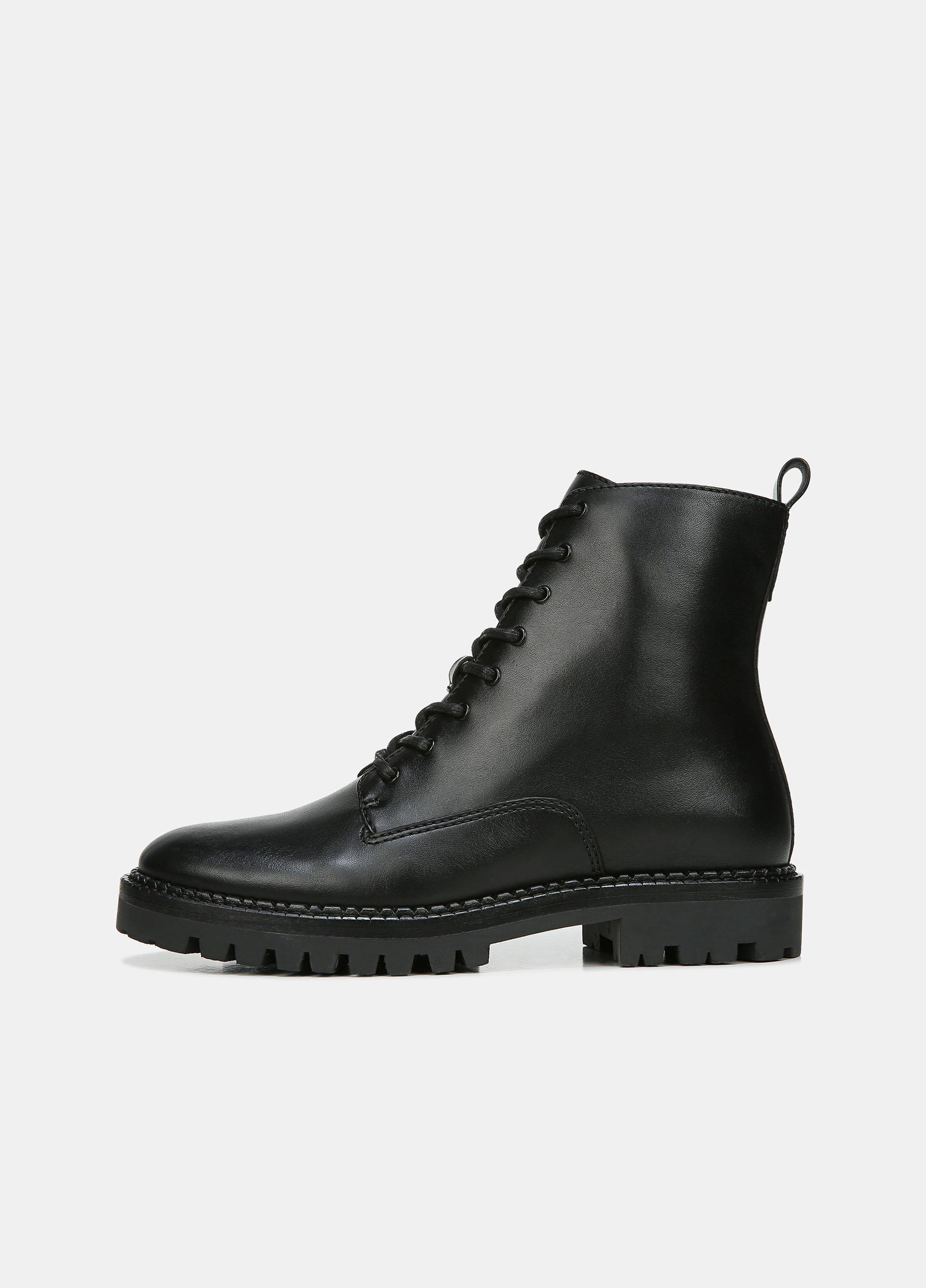 vince leather cabria lug boot