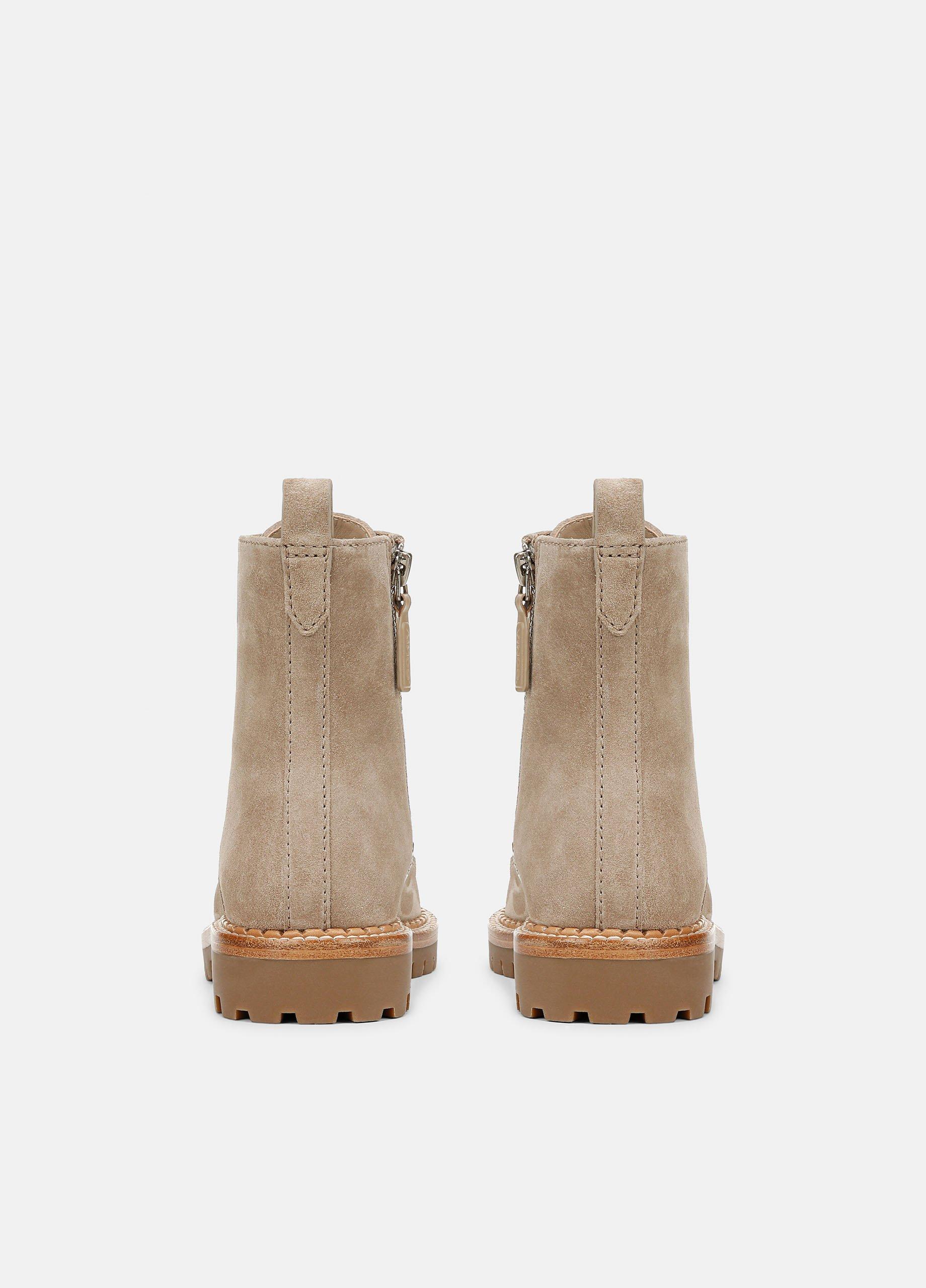 Women s Cabria Suede Lug Boot Dark Clay Size 6.5 Vince