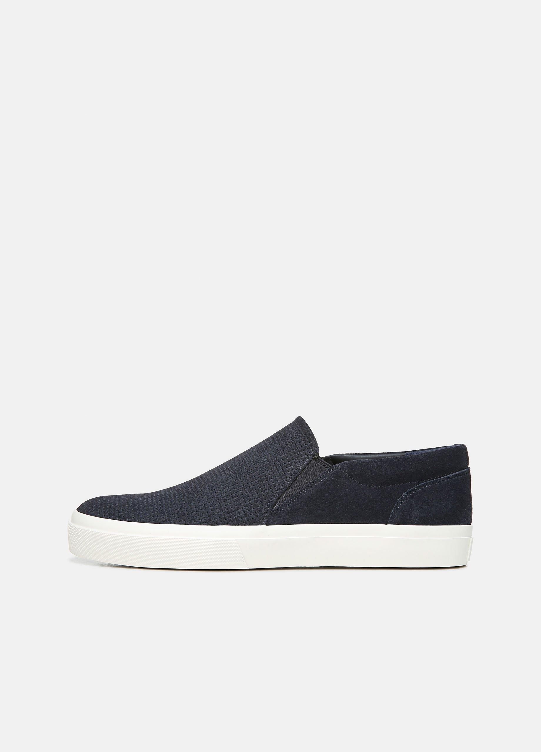 Vince slip hot sale on suede sneakers