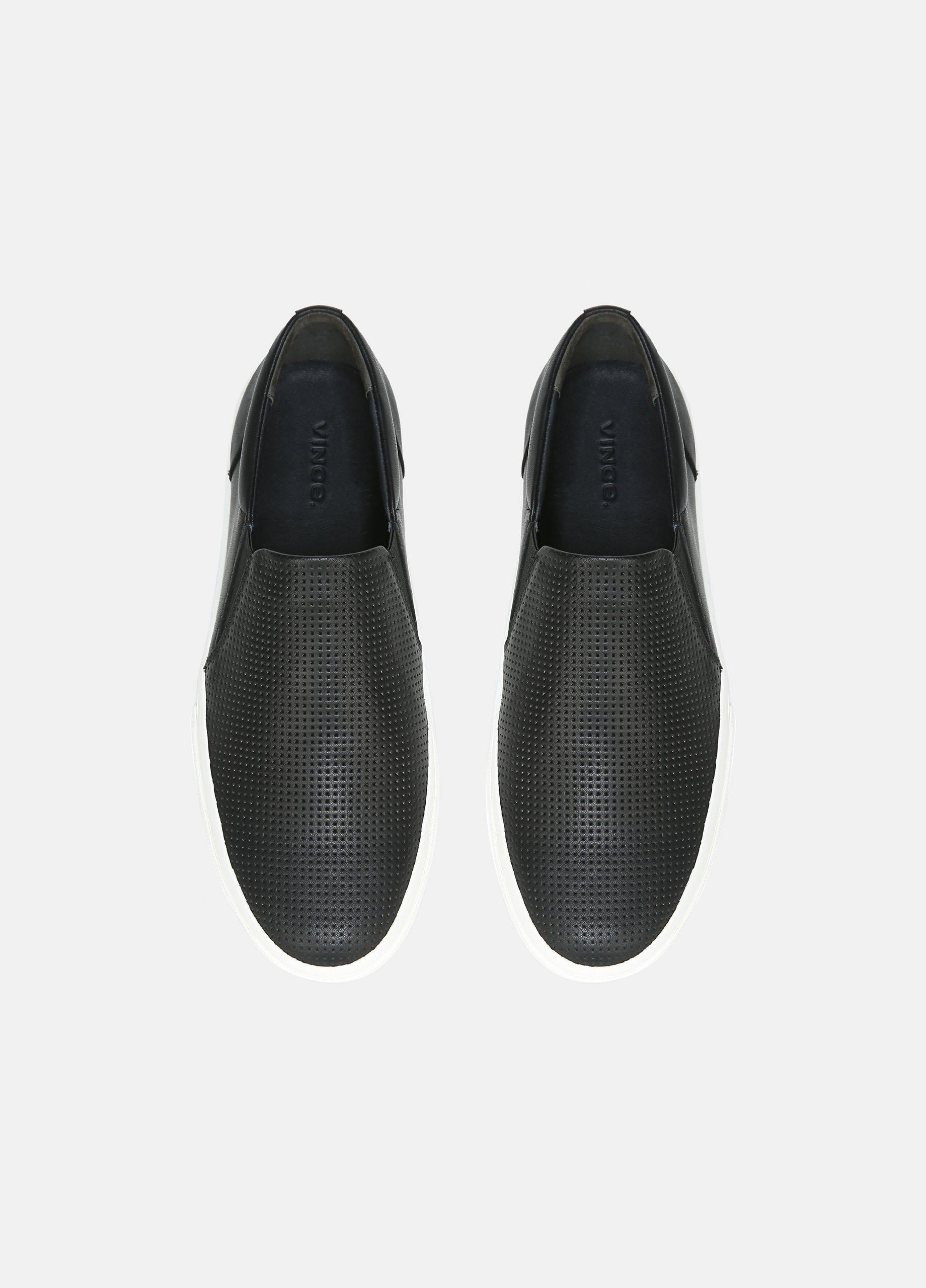 Vince black hot sale slip on