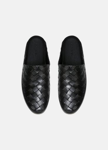 Woven Leather Alonzo Backless Loafer image number 3