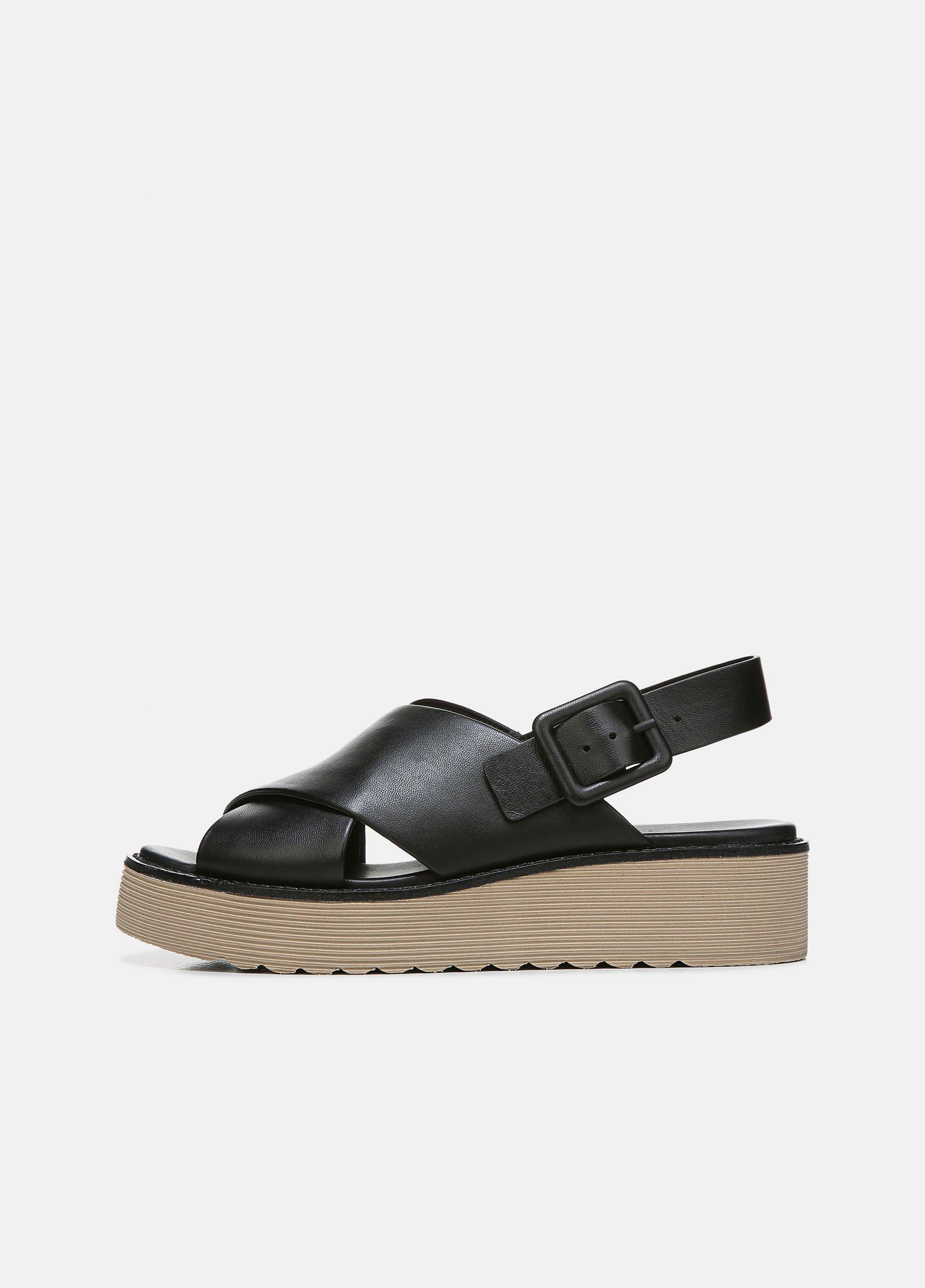 Zena Leather Platform Sandal for Women | Vince