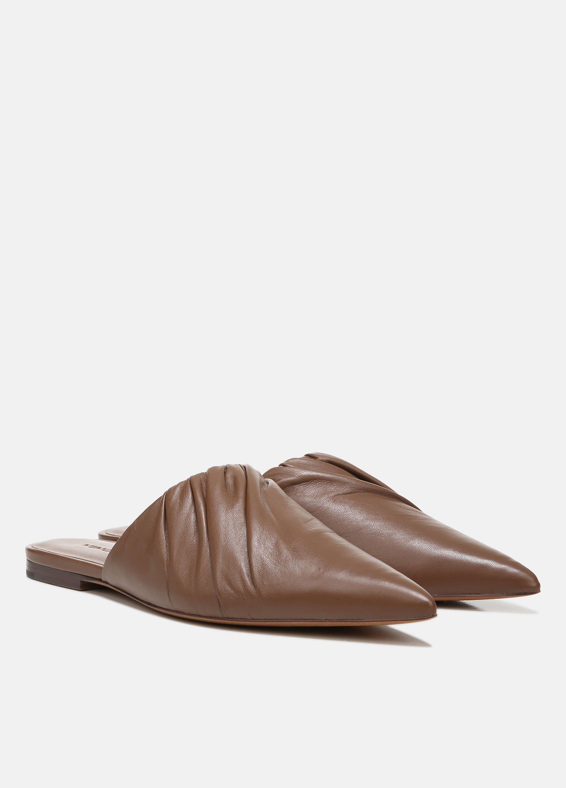 Vince leather sale mules