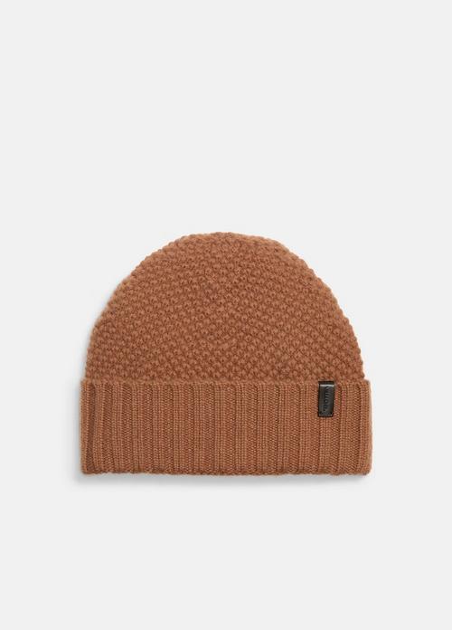 Cashmere Tuck-Stitch Beanie