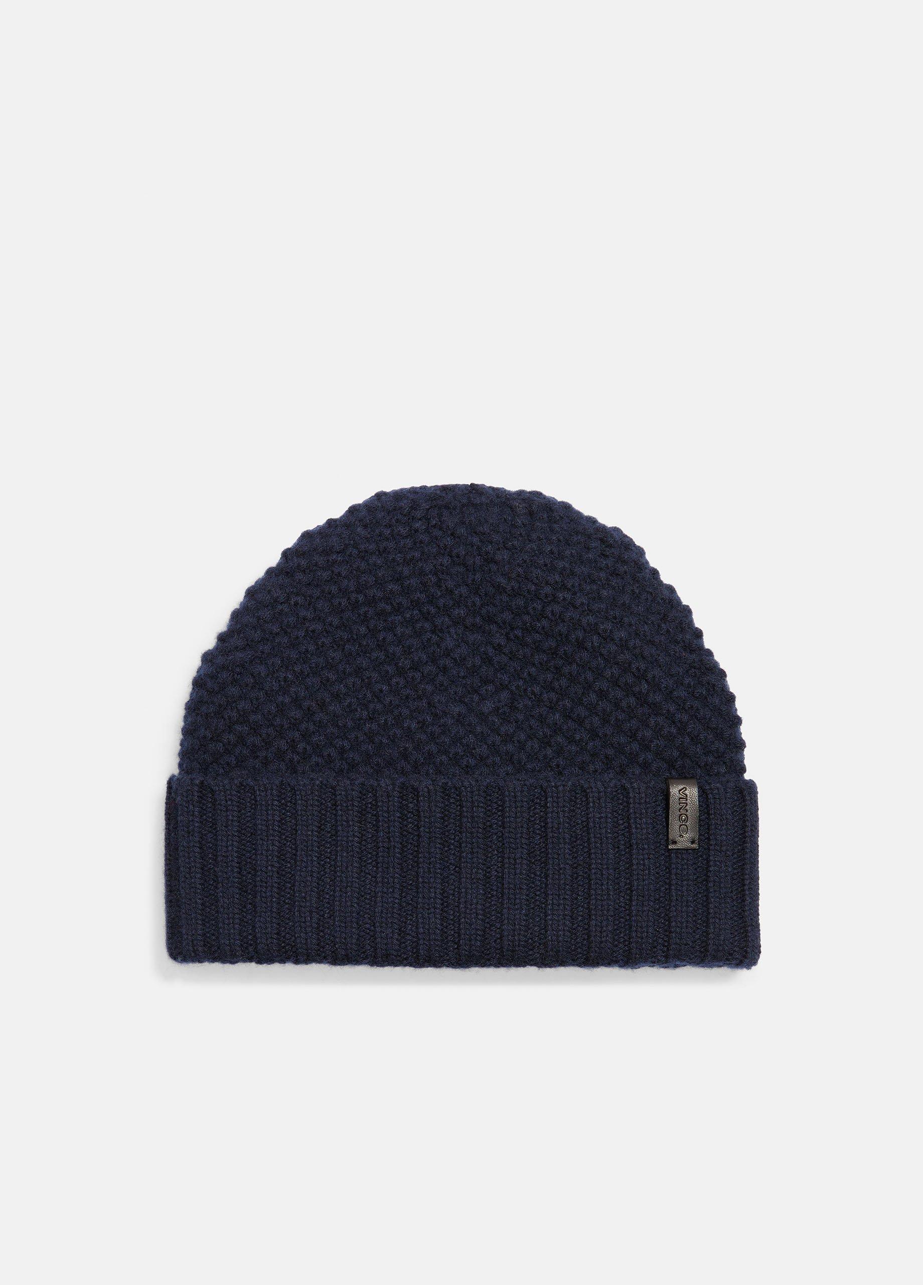 Cashmere Tuck-Stitch Beanie image number 0