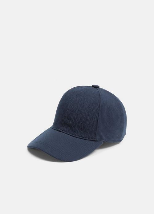 Men's Seersucker Baseball Cap