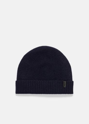 Plush Cashmere Reverse-Knit Cuffed Hat image number 0
