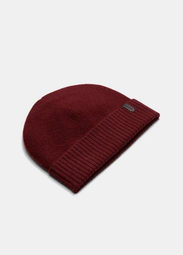 Pure Cashmere Reverse Jersey Cuffed Hat image number 1