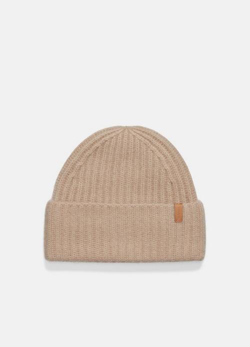 Plush Cashmere Chunky-Knit Beanie