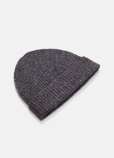 Cashmere Donegal Rib Hat image number 1