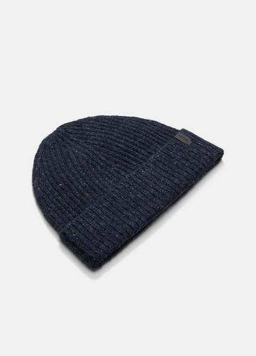 Cashmere Donegal Rib Hat image number 1