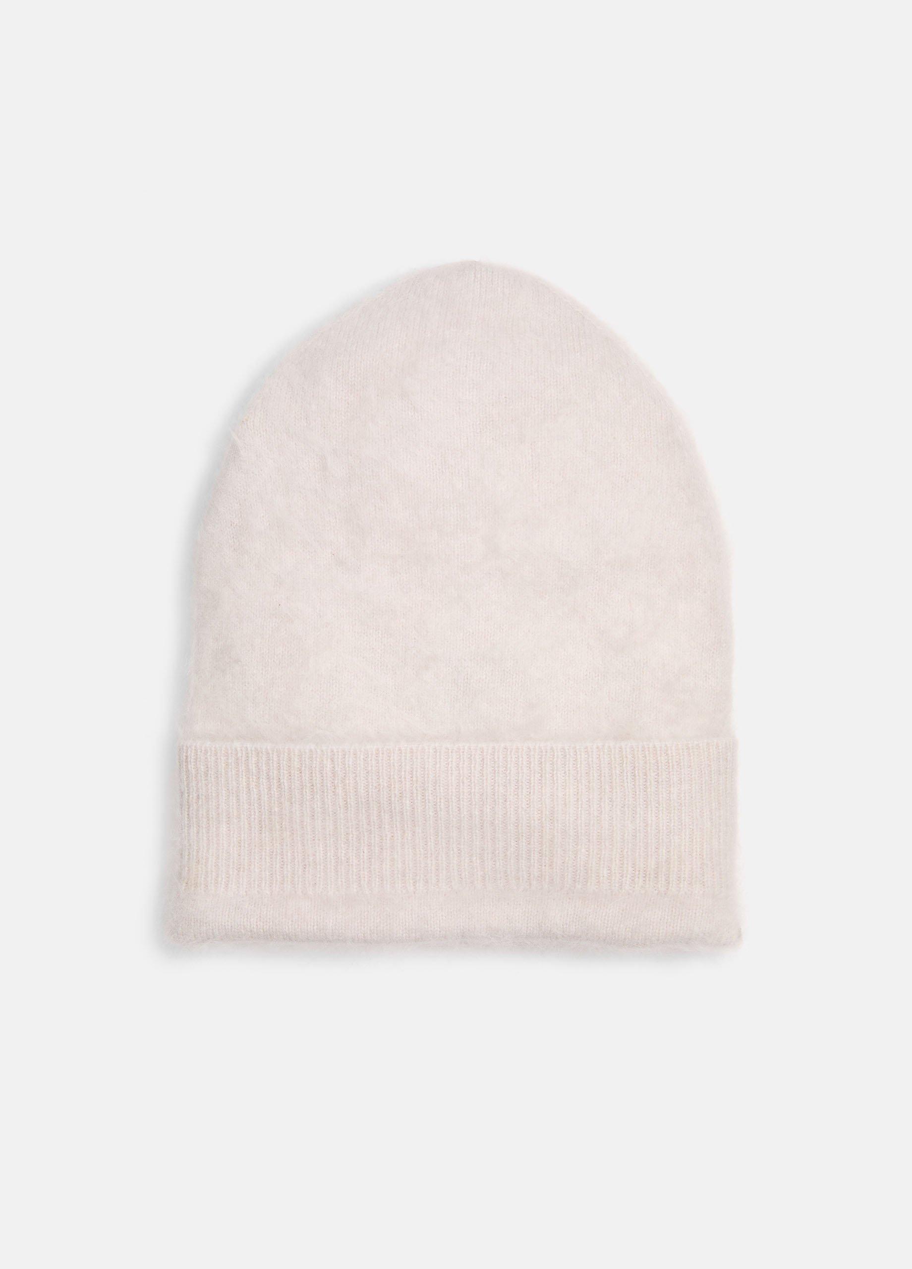 Women's Brushed Cashmere Beanie, Heather Marble Vince