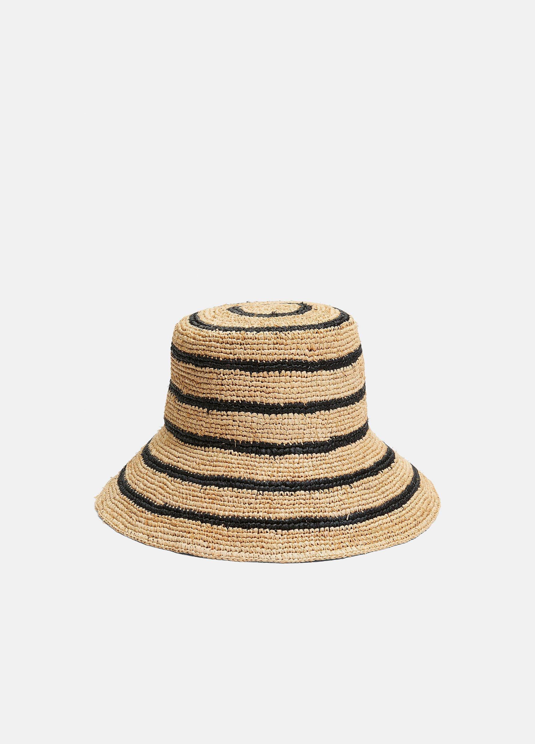 Striped Straw Hat image number 0