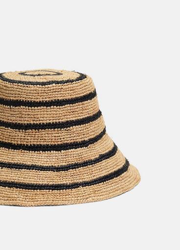 Striped Straw Hat image number 1