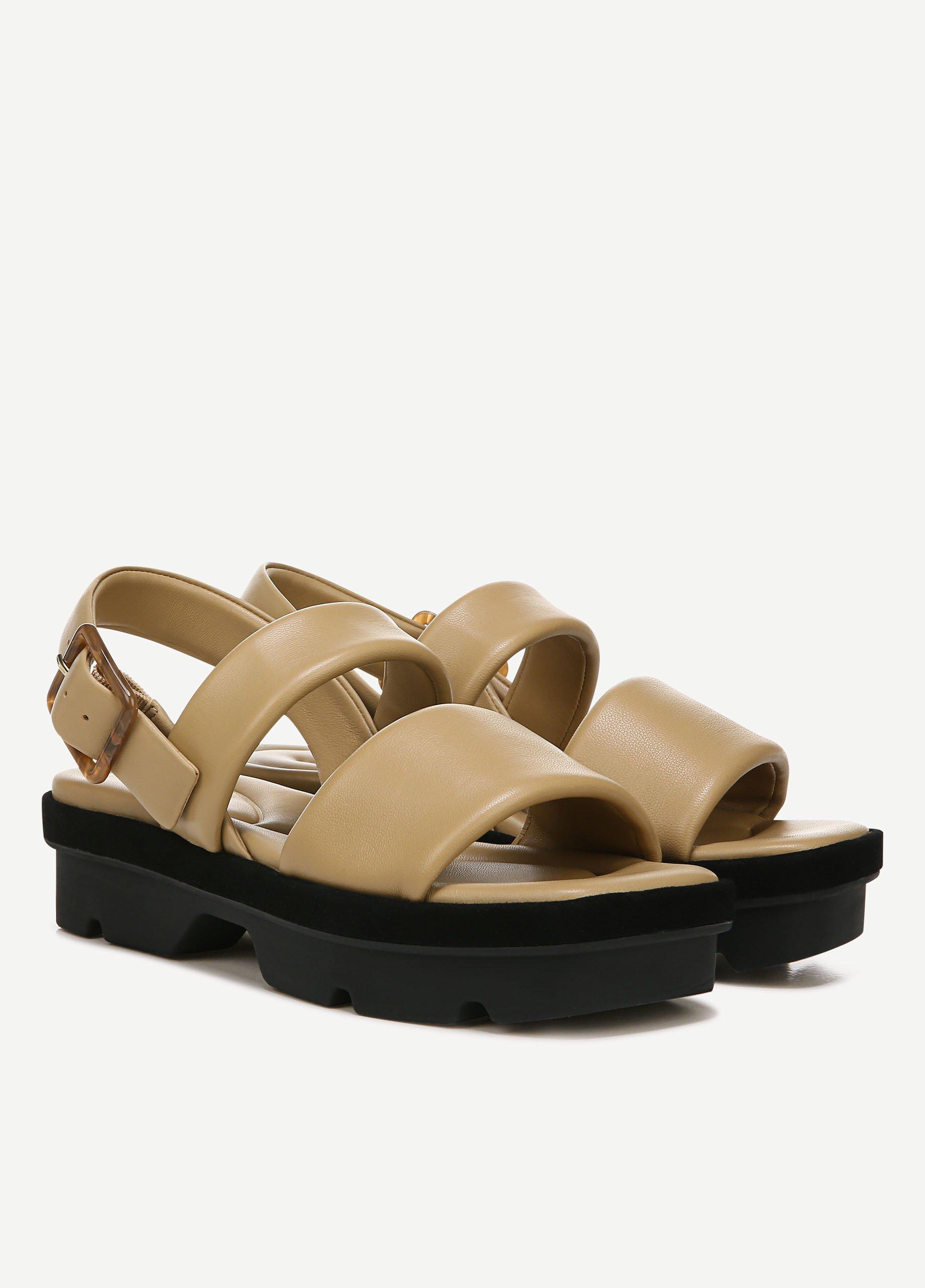 Bowie Leather Lug-Sole Slingback Sandal image number 1