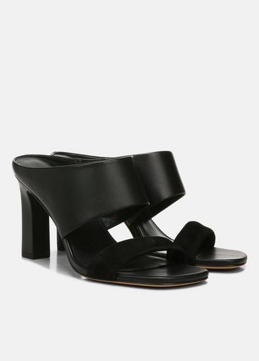 Quinn Leather and Suede Heeled Sandal image number 1
