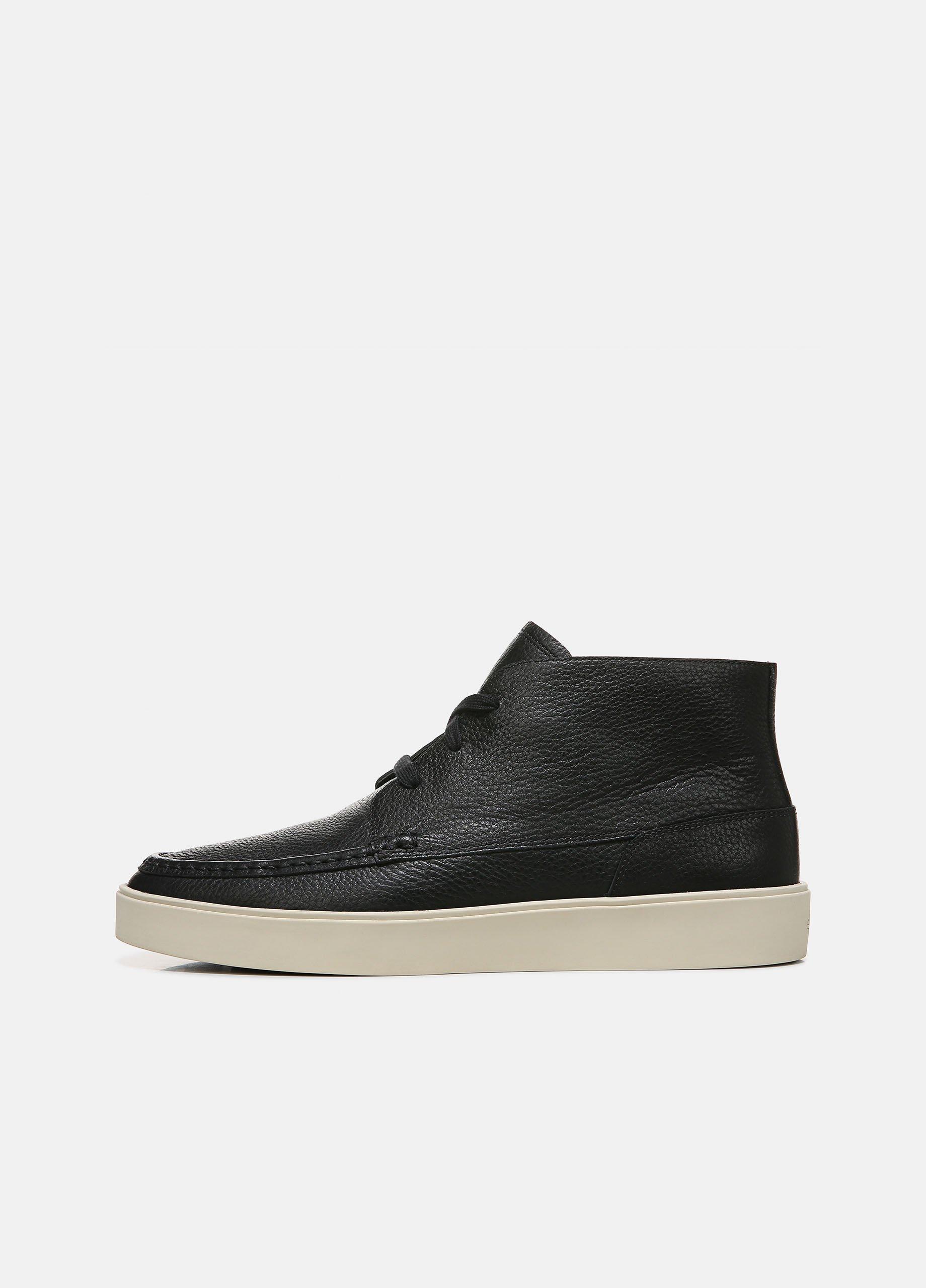 Vince black high top cheap sneakers