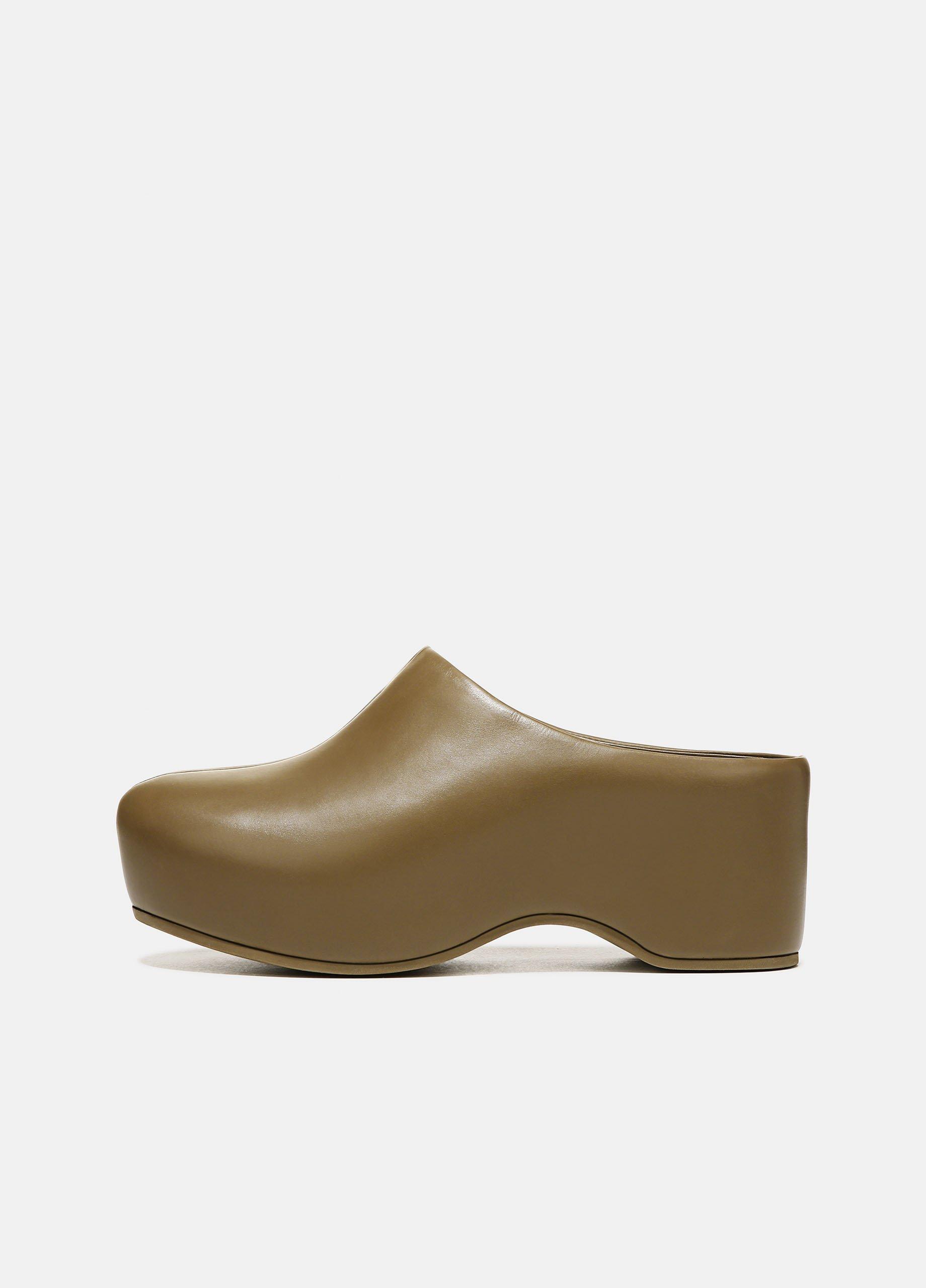 Isa Leather Platform Clog in Women's Sale Shoes | Vince