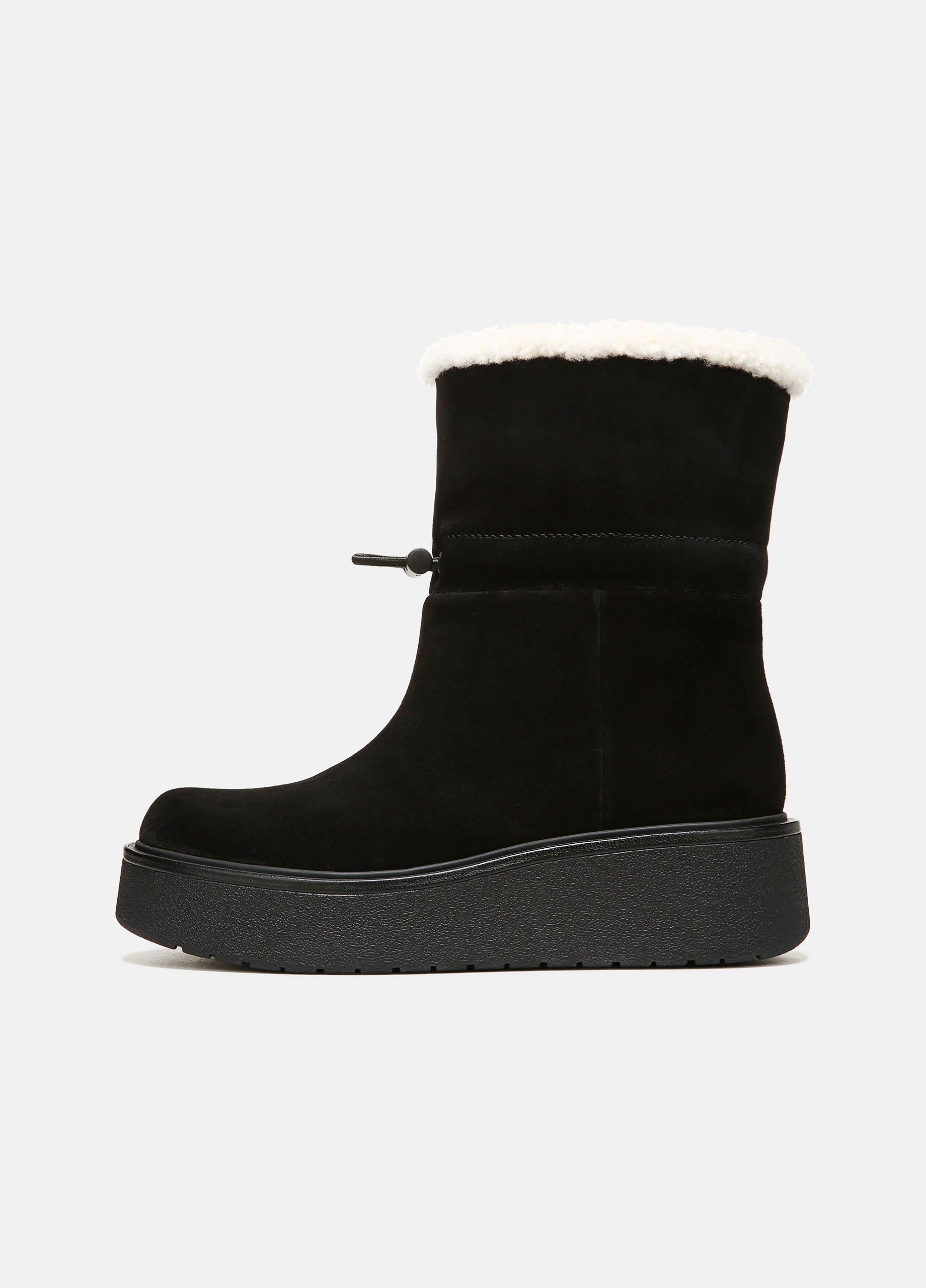 Bellingham Shearling-Lined Suede Boot in Shoes | Vince