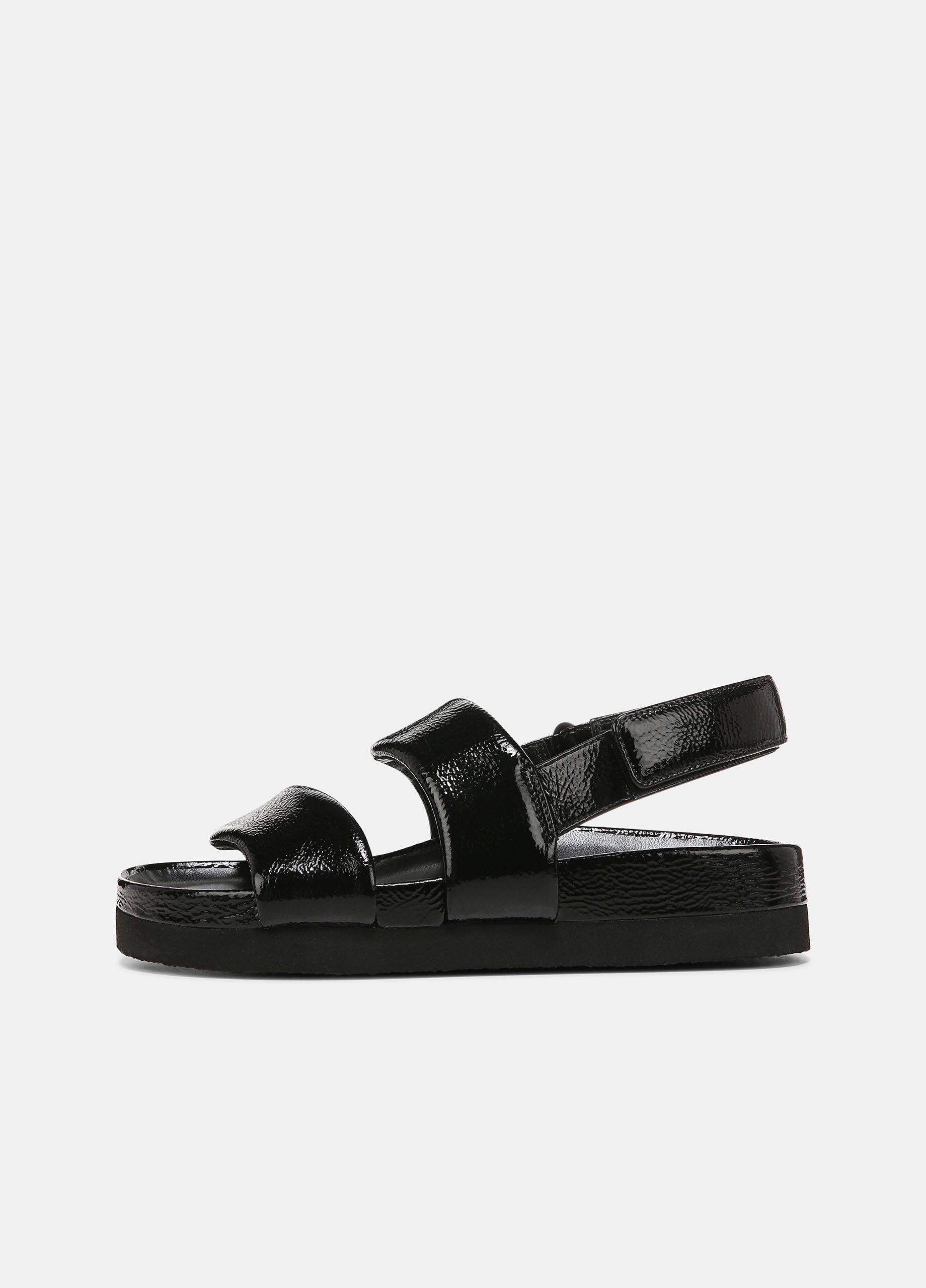 Gemini Crinkled Patent Leather Sandal image number 0