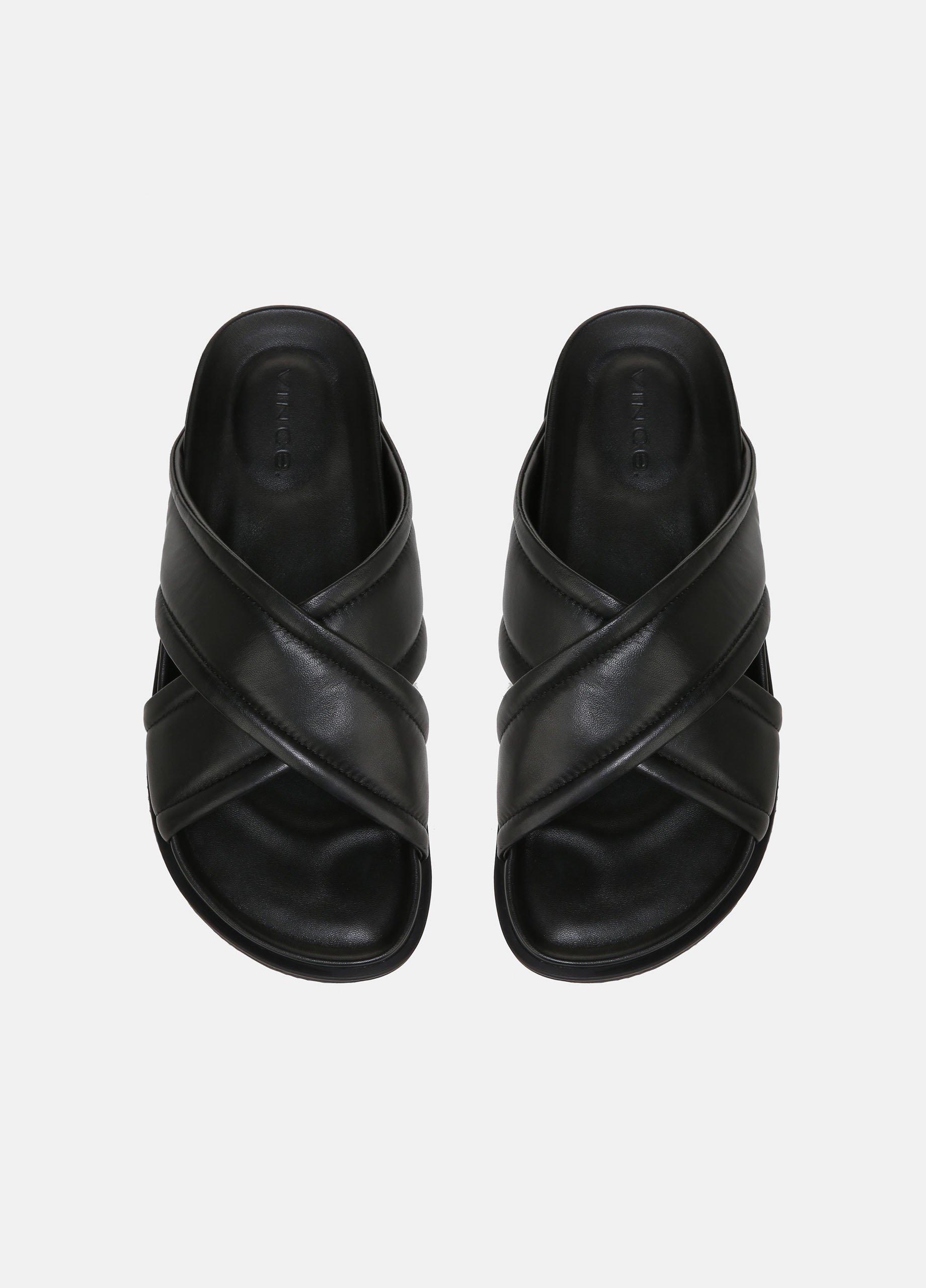 Vince sales leather slides