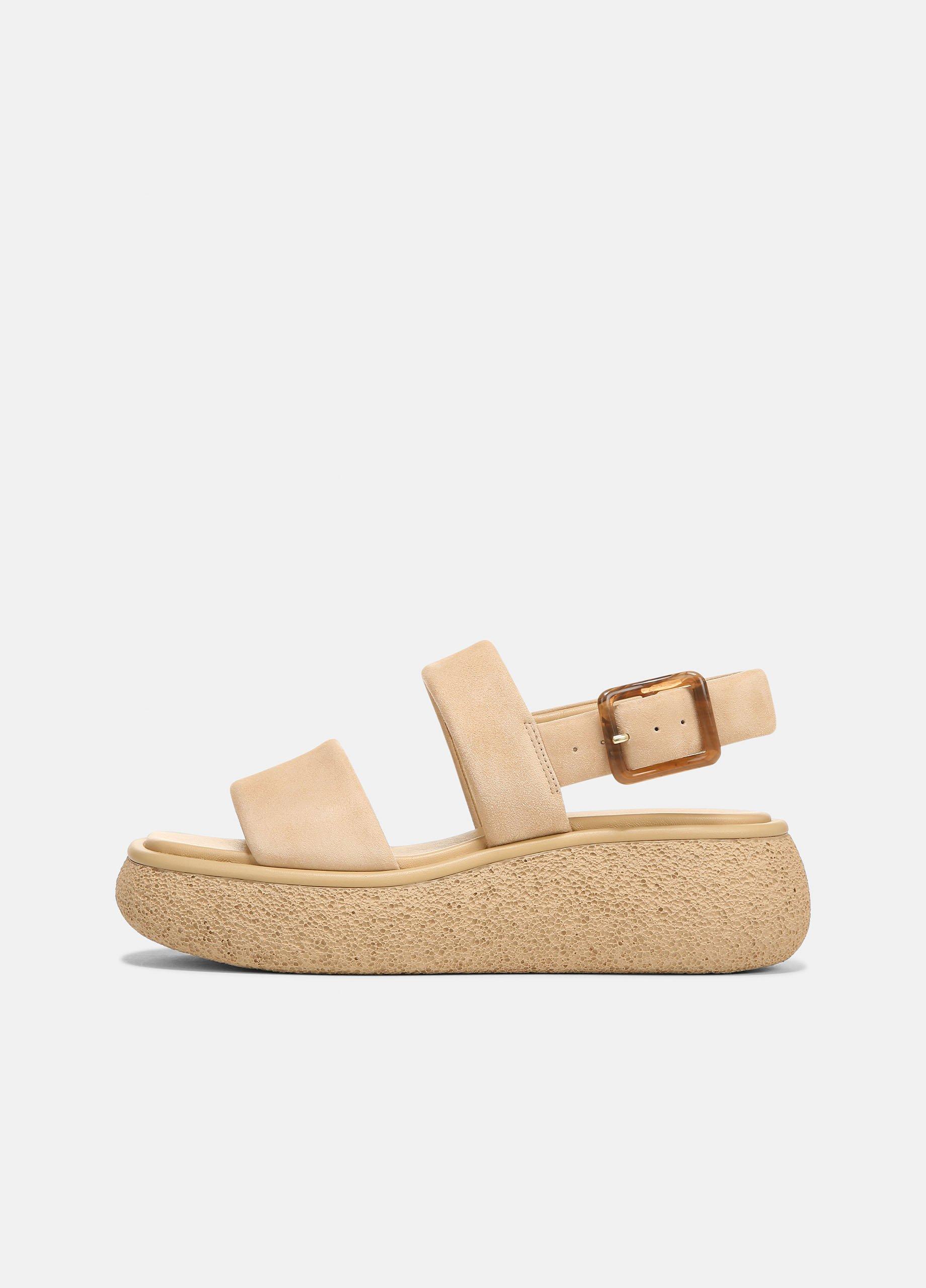 Laguna Suede Leather Platform Sandal image number 0