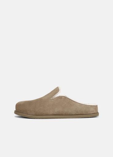 Decker Shearling-Lined Suede Clog in Shoes | Vince