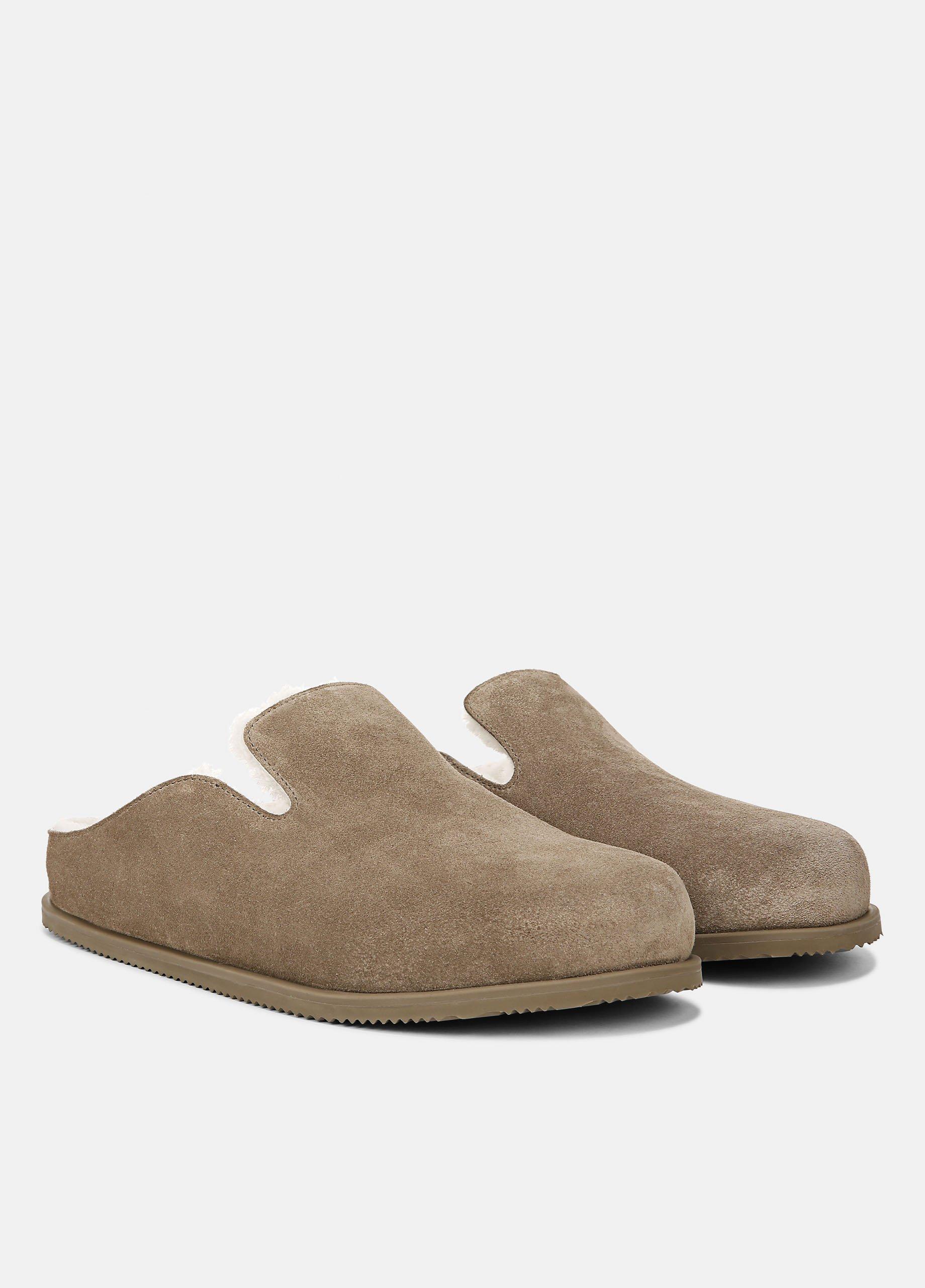 Decker Shearling-Lined Suede Clog in Men's Sale Shoes | Vince