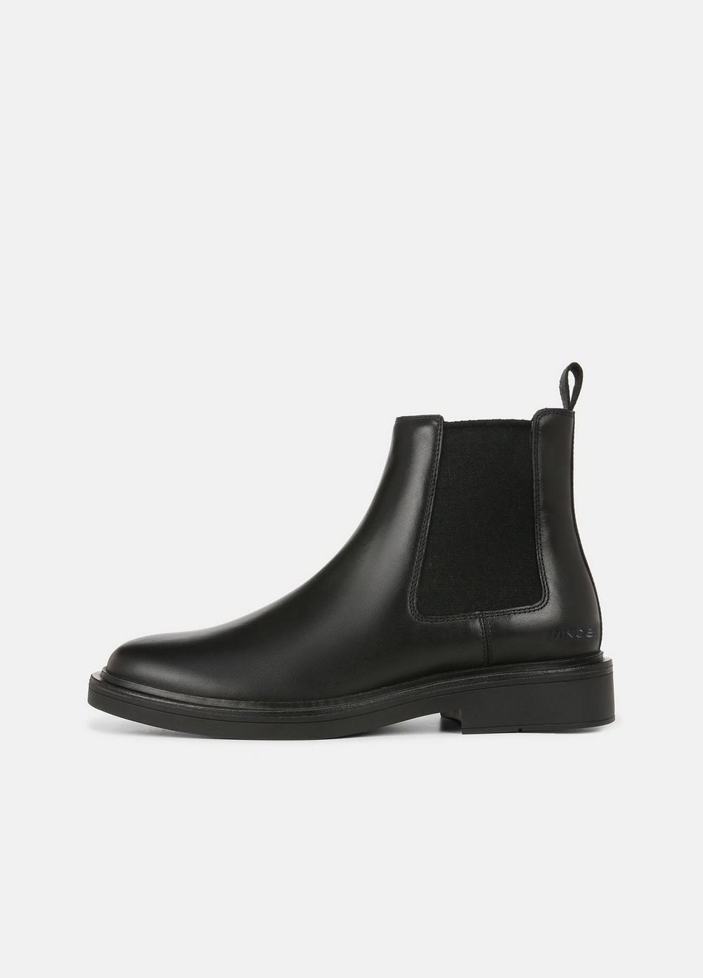 Erik Leather Chelsea Boot, Black, Size 11 Vince