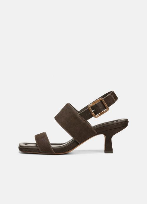 Cira Calf Hair Heeled Sandal