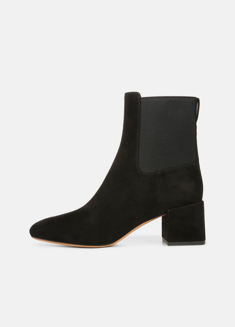 kimmy suede boot, black, size 10 vince