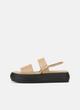 Priya Leather Platform Sandal image number 0