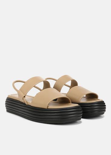 Priya Leather Platform Sandal image number 1