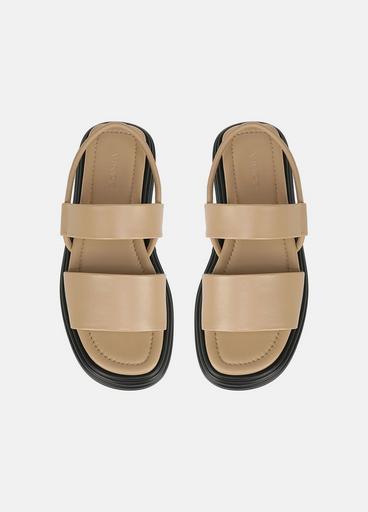 Priya Leather Platform Sandal image number 3