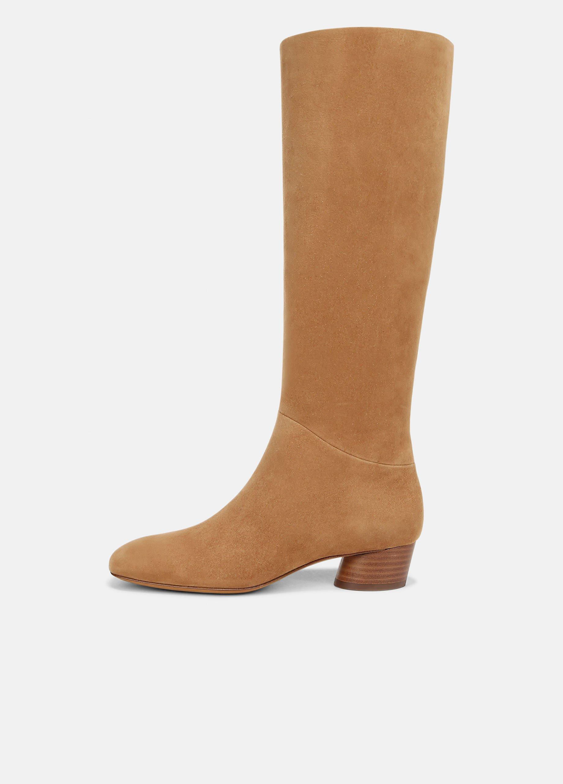 Ramona Suede Wide-Calf Knee Boot image number 0