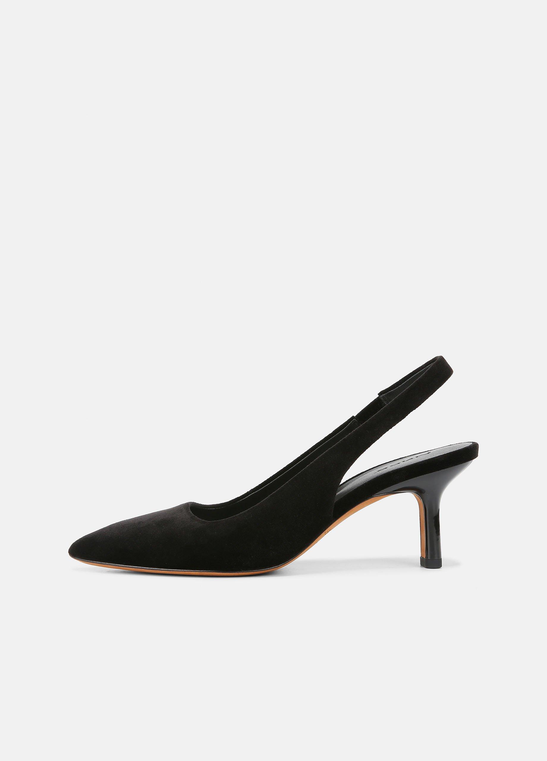 Patrice Velvet Slingback Heel in Shoes | Vince