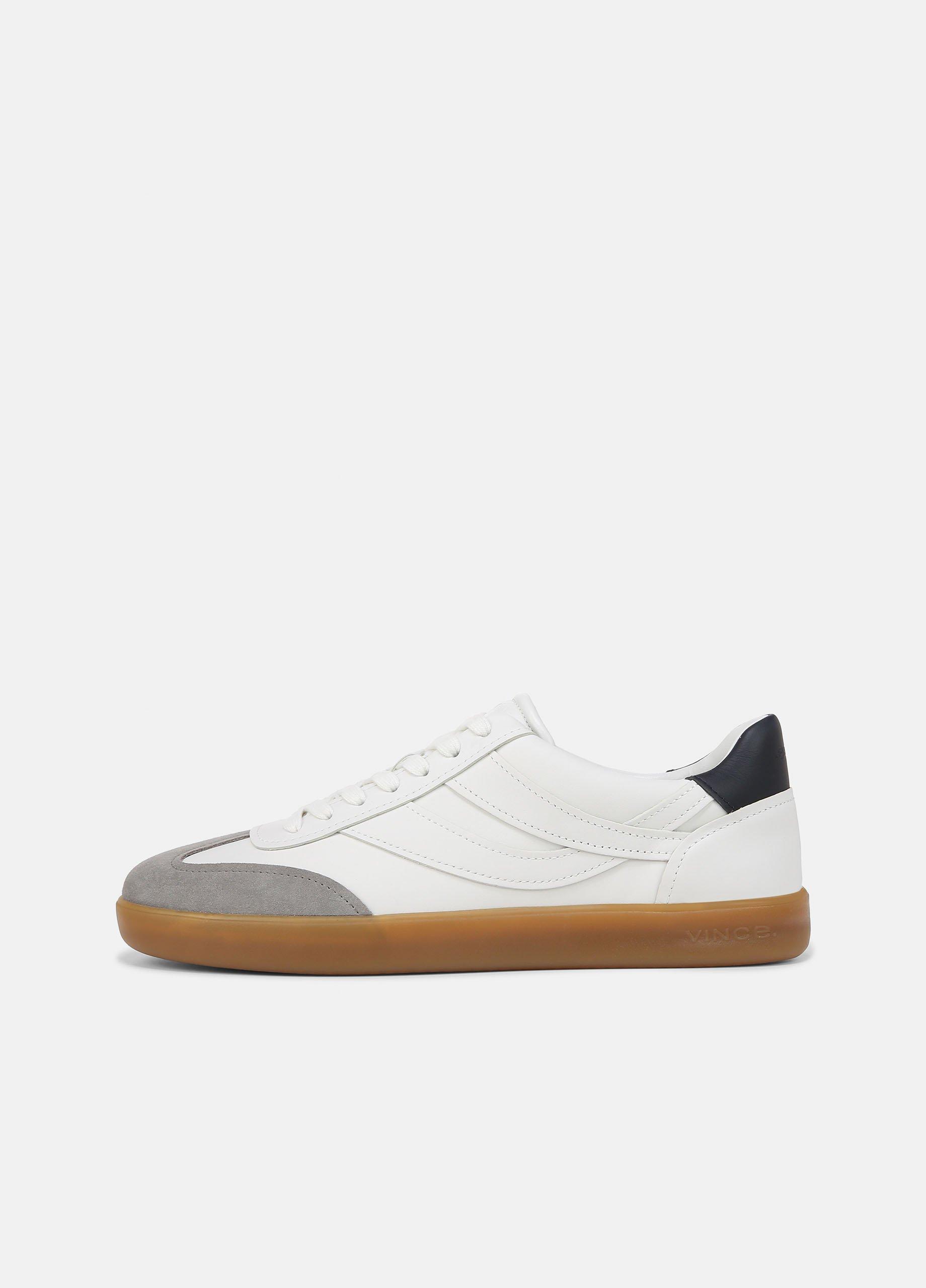 Vince white hot sale leather sneaker