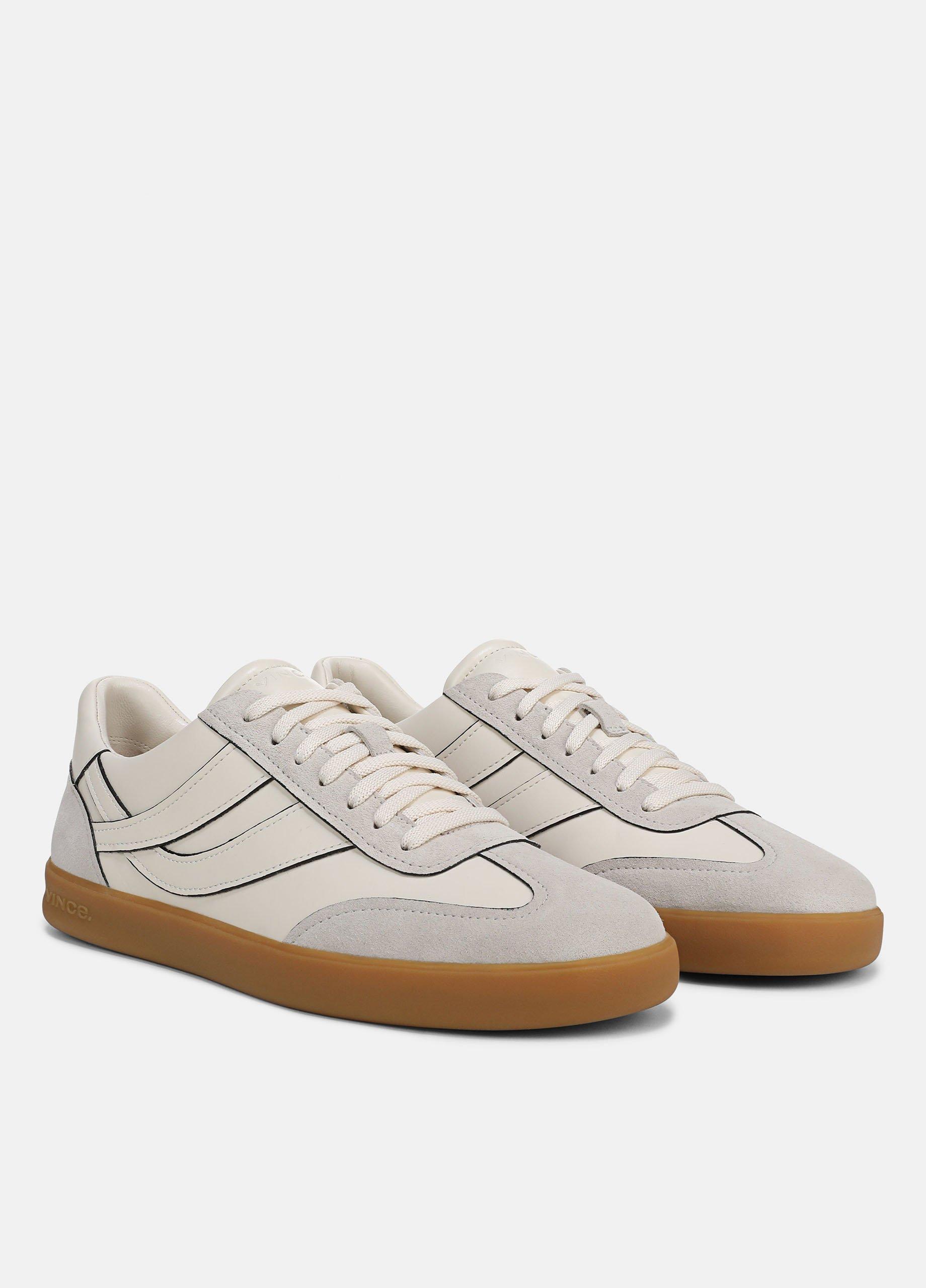 Oasis Contrast-Edge Leather & Suede Sneaker image number 1